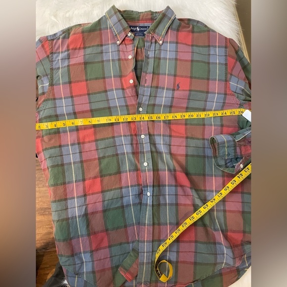 Polo Ralph Lauren Cotton Plaid Button Down XXL - Picture 2 of 6